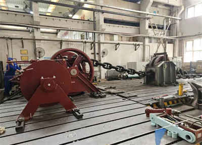 现代尾浦船厂甲板机械设备成功交付，助力大船产业工具公司拓展高端装备业务